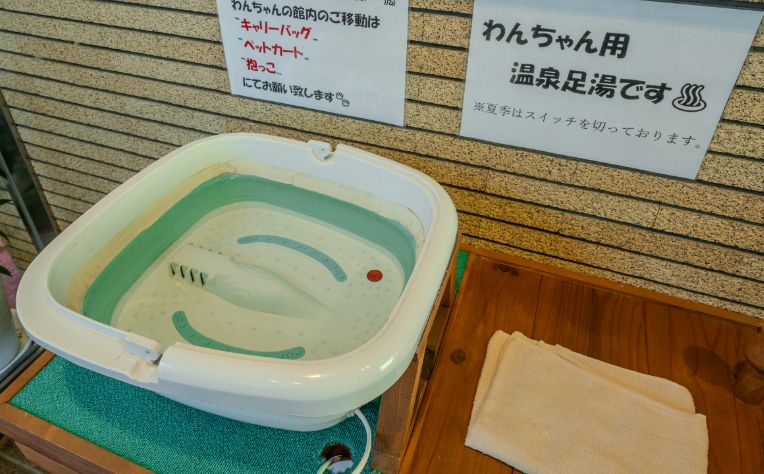 わんちゃん用足湯